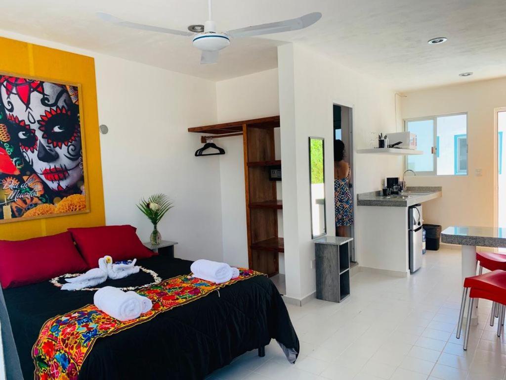 Apartament Casa La Catrina Puerto Morelos Zewnętrze zdjęcie